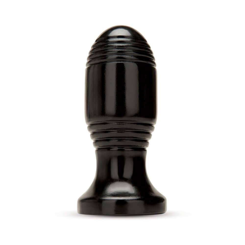 Prowler RED Ribbed Plug Black featuring a sleek black finish and ribbed design for enhanced sensation.