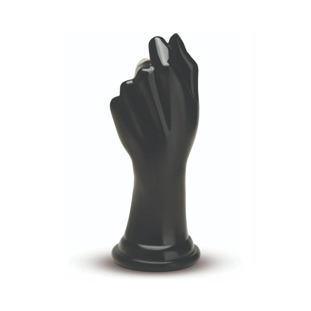 Prowler RED Puncher Fisting Dildo Black 9.5 inch showcased in bold black design for intense sensations.