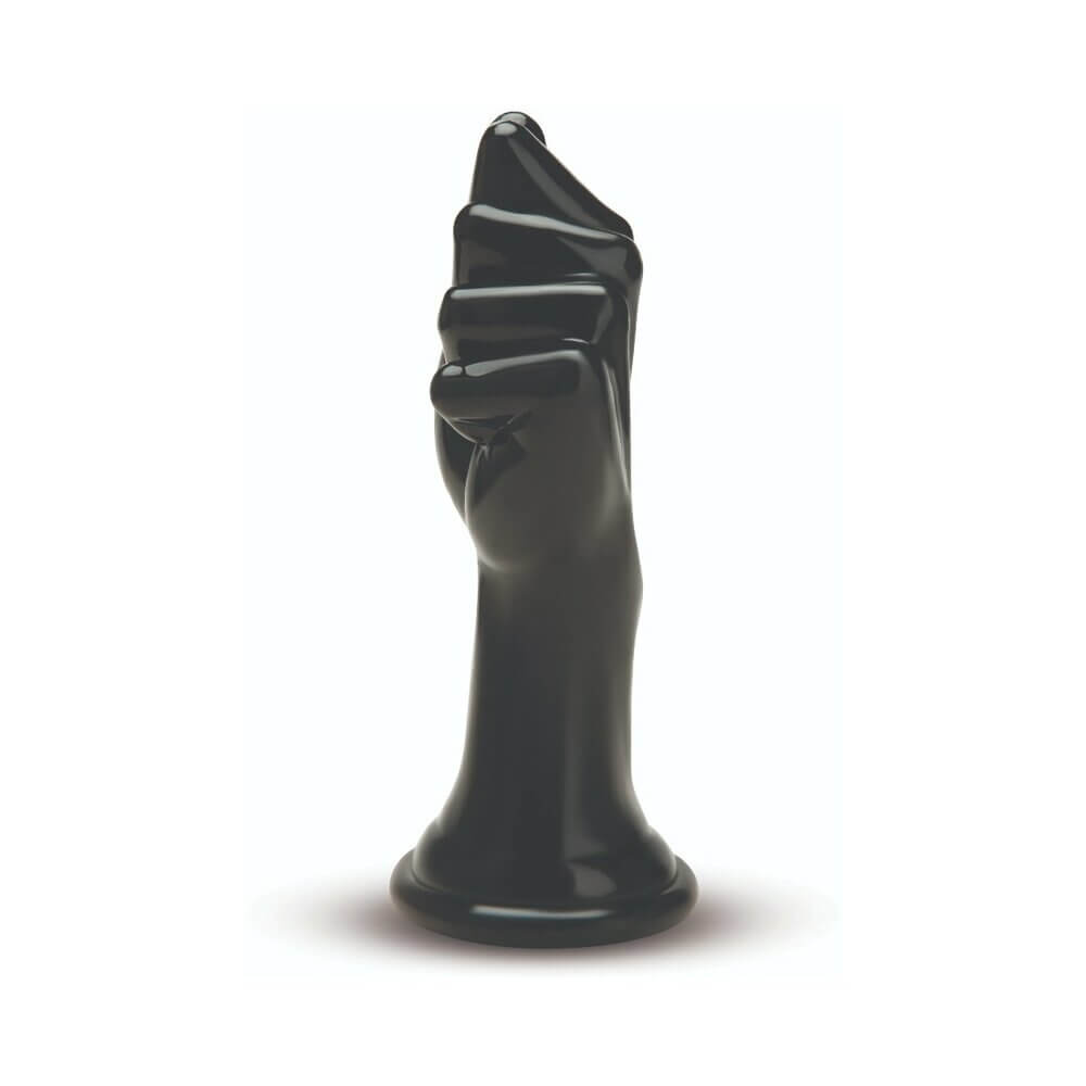 Prowler RED Puncher Fisting Dildo Black 9.5 inch showcasing its unique fist-inspired design for intense sensations.