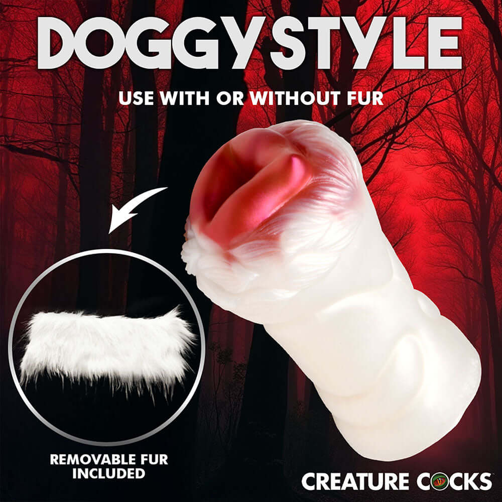 Creature Cocks Snow She-Wolf Silicone Stroker