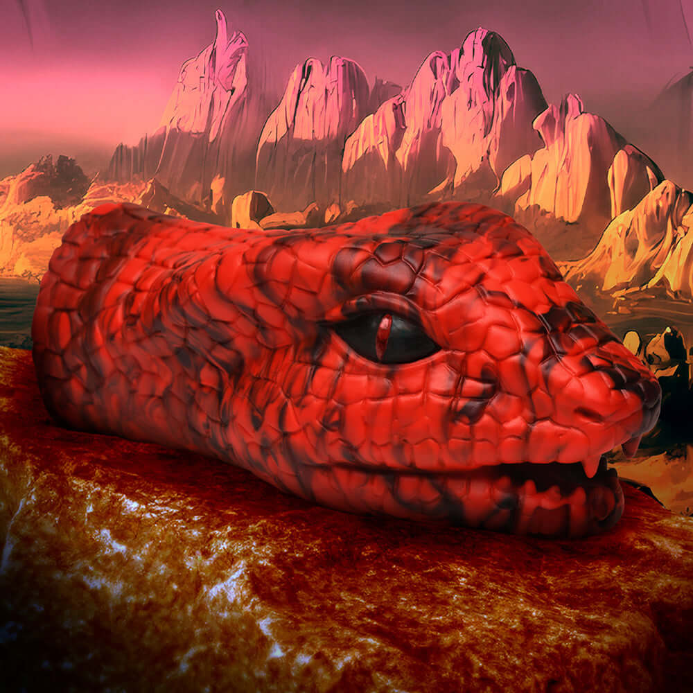 Creature Cocks Serpentine Stroker Silicone Masturbator Red