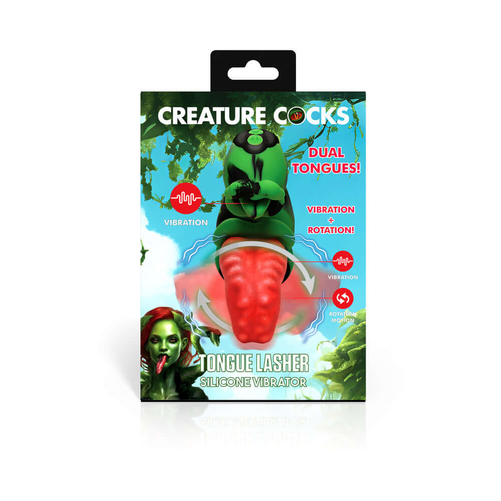 Creature Cocks Tongue Lasher Silicone Vibrator