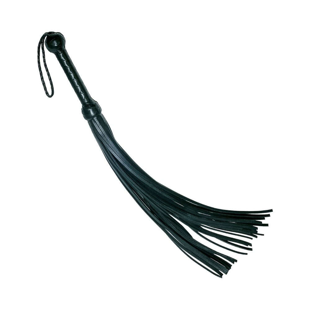 Prowler RED Hard Whip Black 34 inches, a sleek black impact accessory for sensation play.