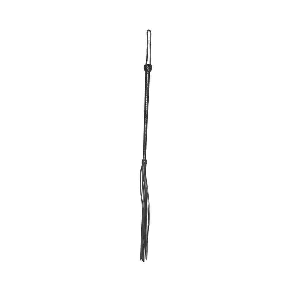 Prowler RED Long Handled Whip Black with a long handle and flexible whip tail for precise impact play.