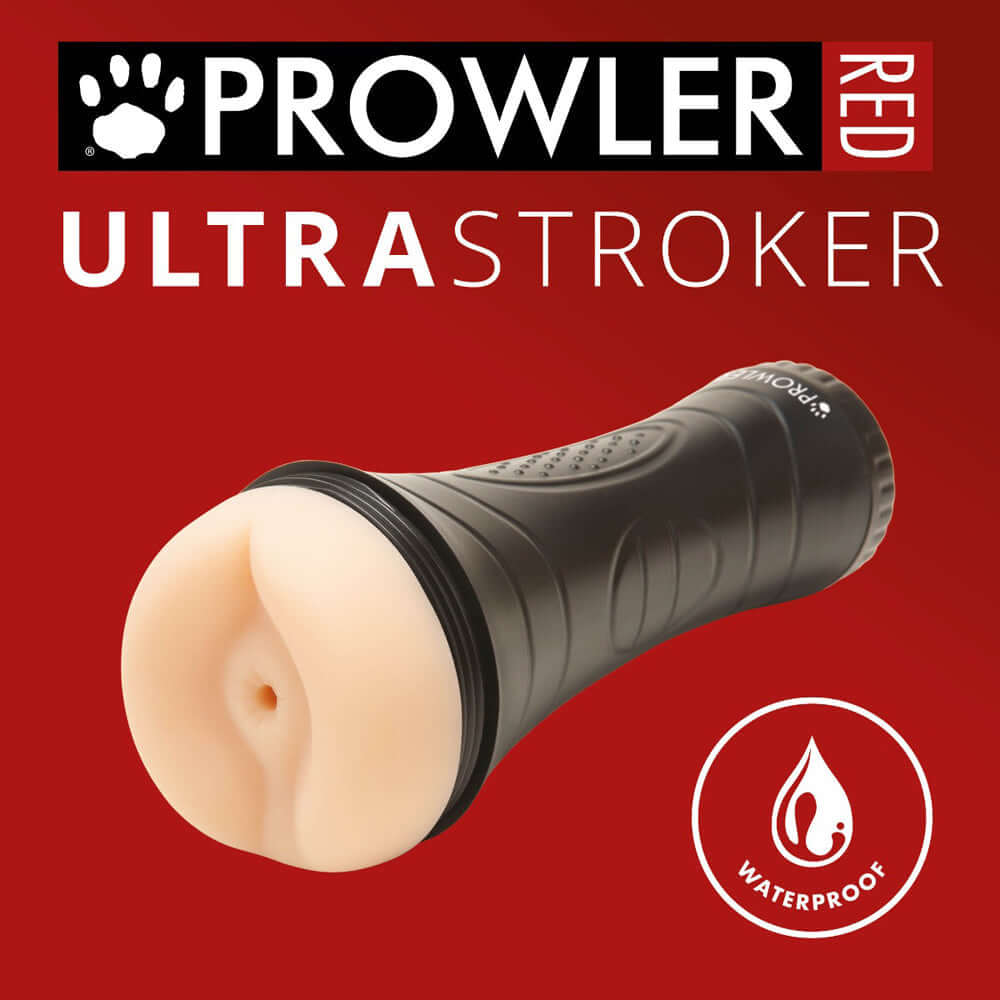 Prowler RED Manhole Ultra Stroker with detailed texture and waterproof design for intense stimulation.