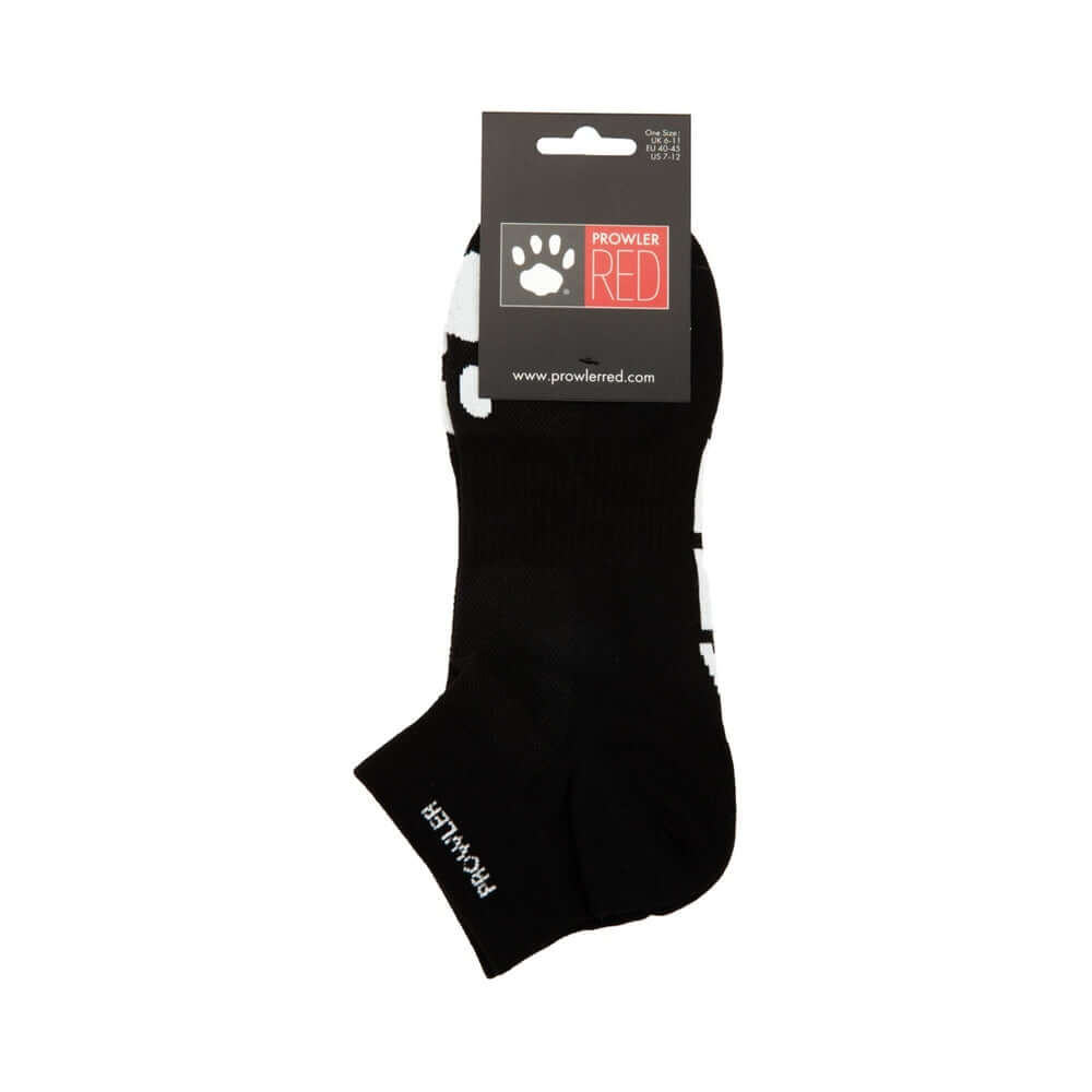 Prowler RED Ankle Sock Daddy in black with stylish design and logo for confident dominance.