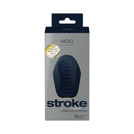VeDO Stroke Rechargeable Vibrating Stroker Black