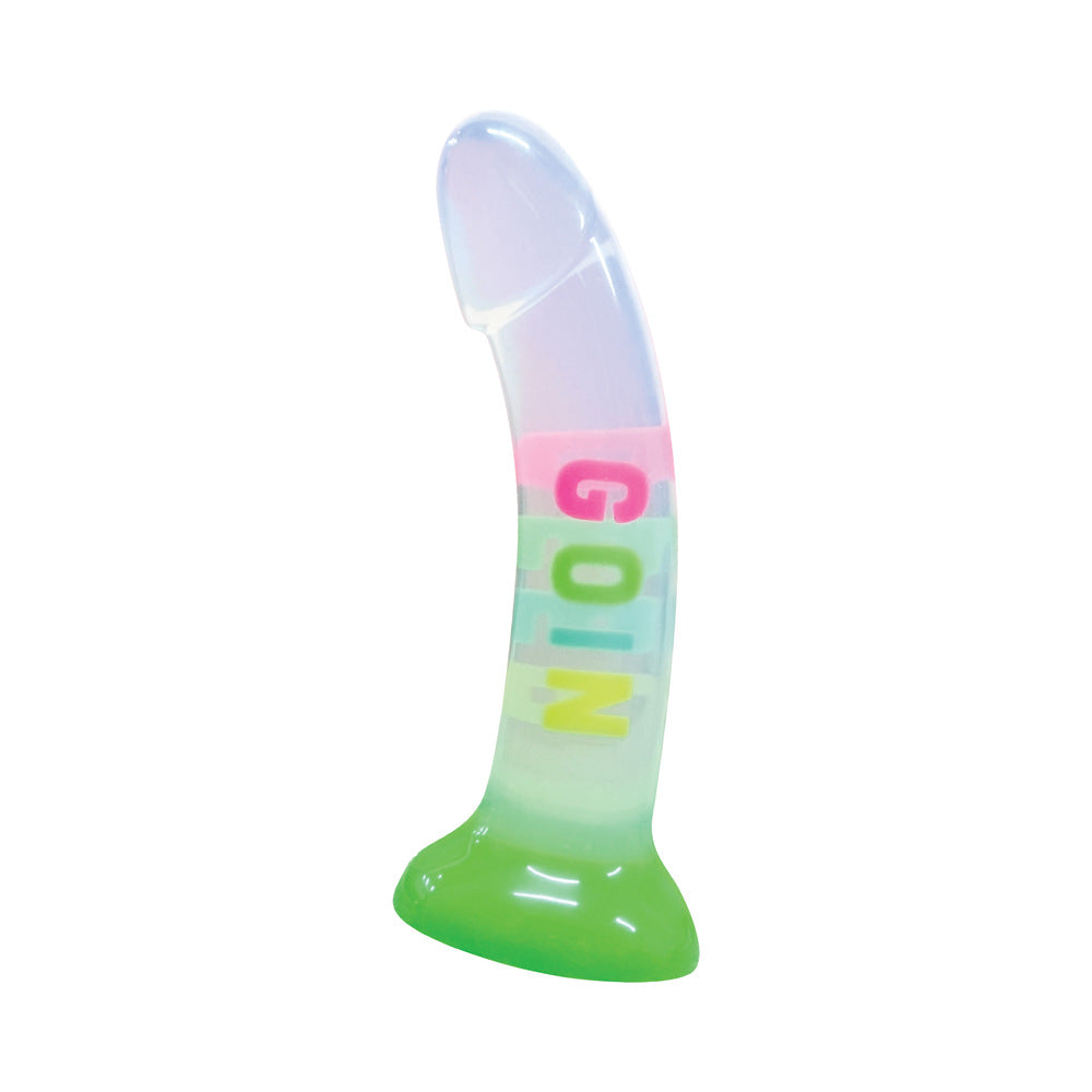 Cotton Candy Dirty Talk Goin' Deep 7 inches Silicone Dildo