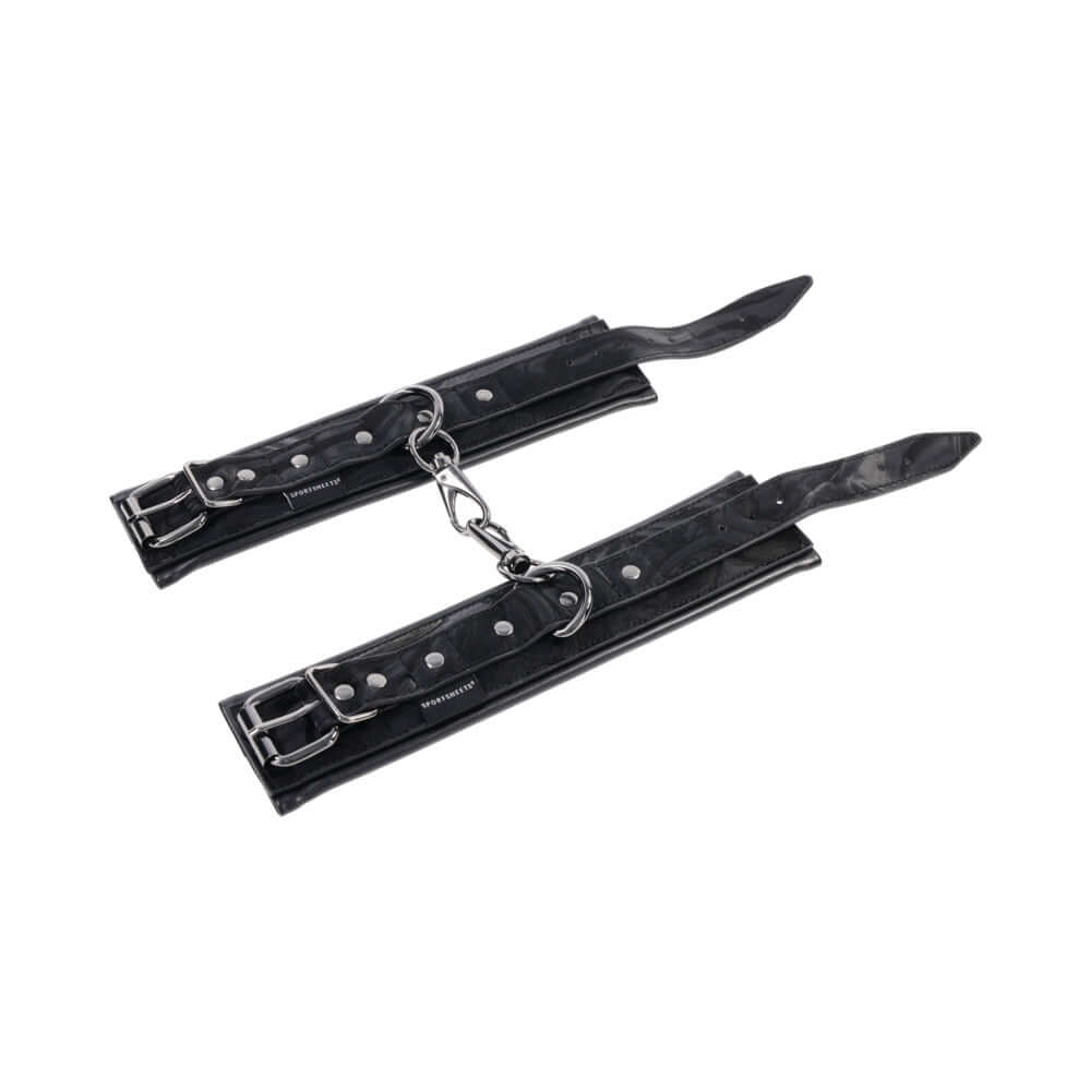 Sportsheets Velvet Noir Handcuffs