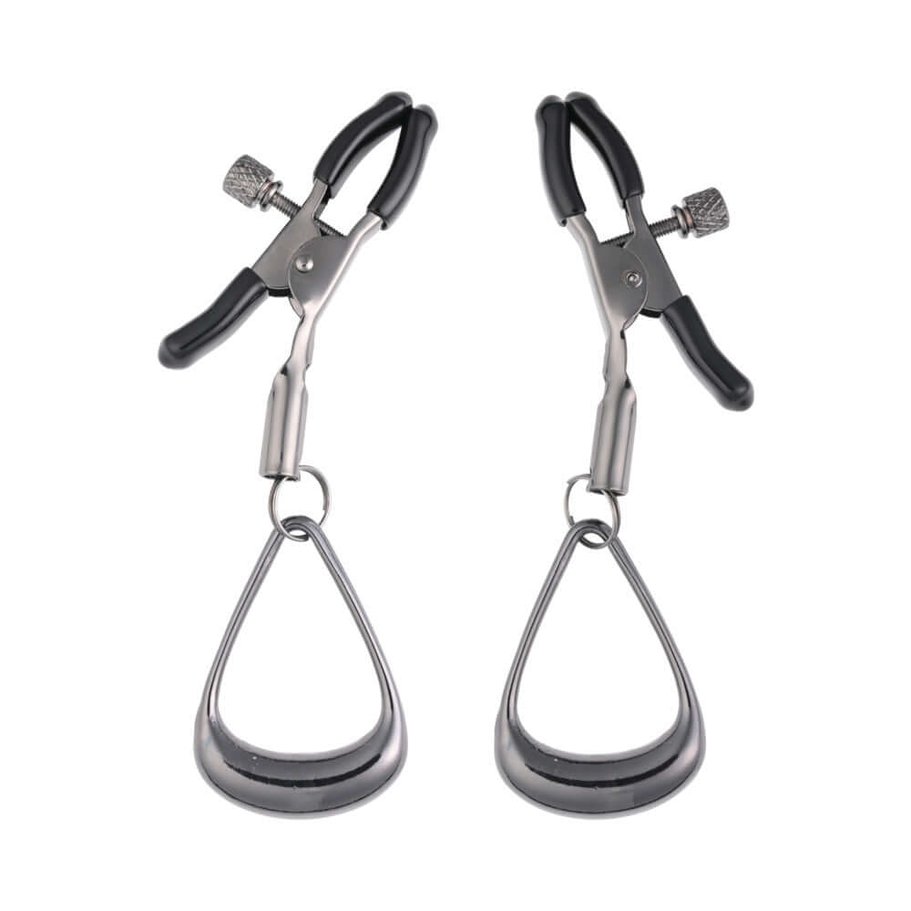 Sportsheets Velvet Noir Tuggable Nipple Clamps