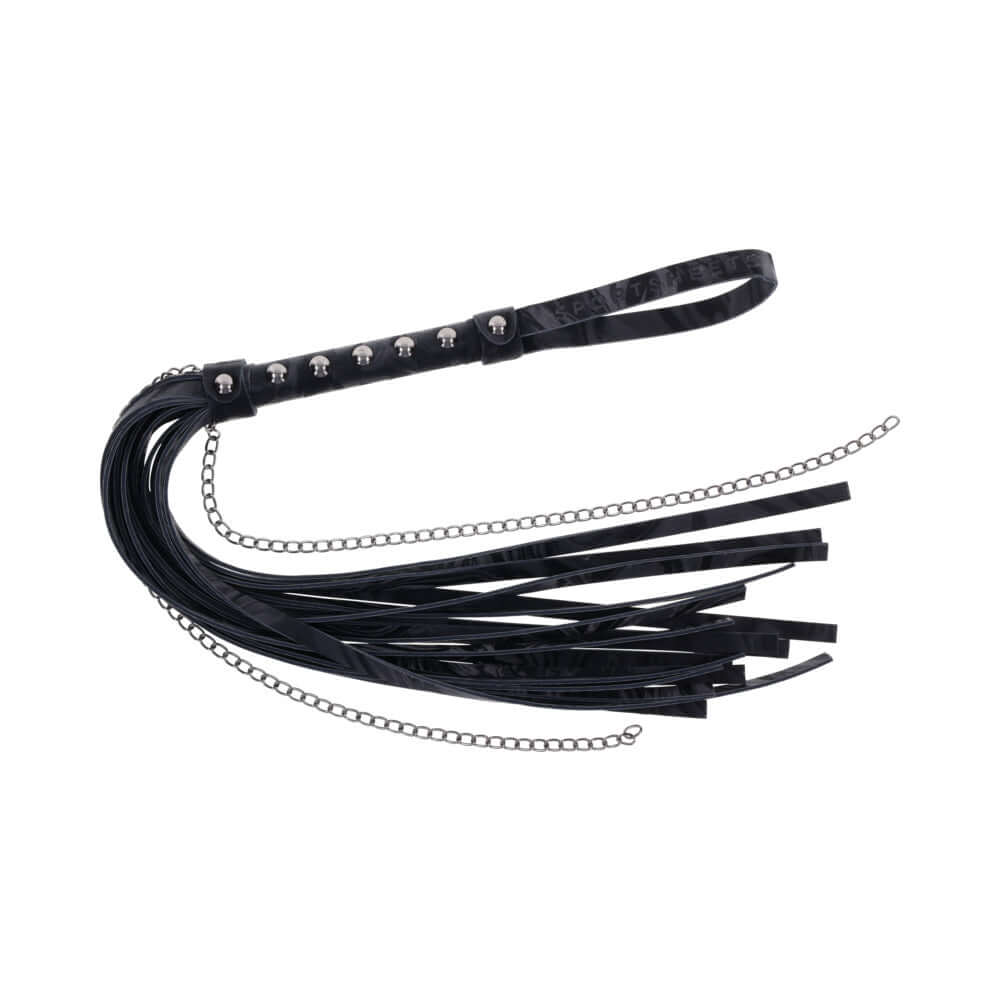 Sportsheets Velvet Noir Chain Flogger