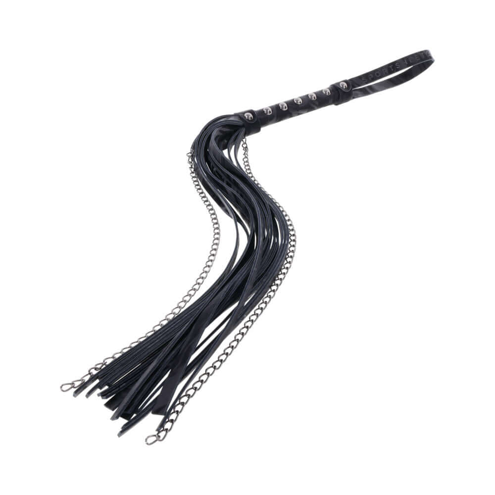Sportsheets Velvet Noir Chain Flogger