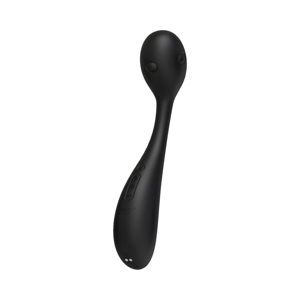 Honey Play Box Puff App-Controlled Inflatable Kegel Ball Black