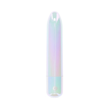 Evolved Easy Does It Vibrator Iridescent sleek bullet vibrator with pearly iridescent finish.