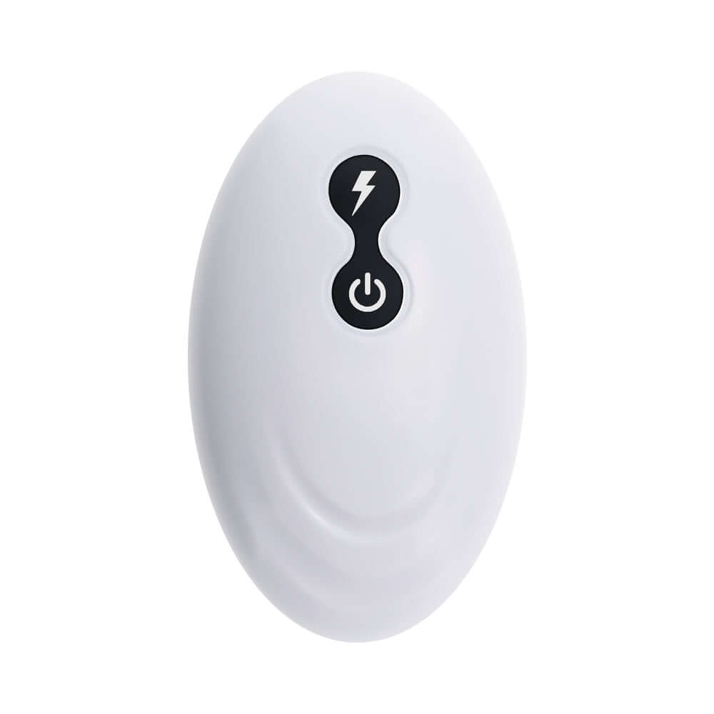 Evolved Fantasy Vibrating Dildo with Remote showing the sleek and modern remote control design.