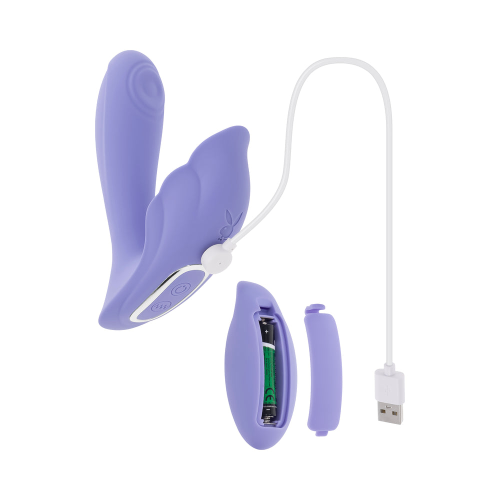 Playboy Lilac Fantasy Dual Vibrator