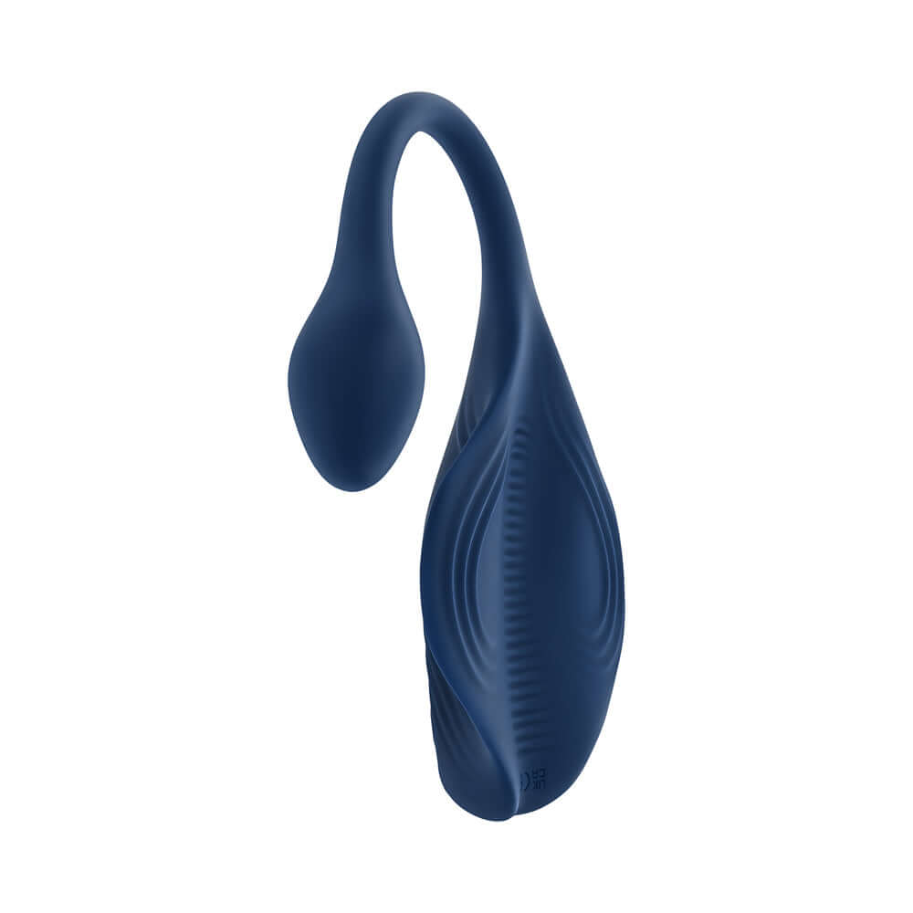 Gender X Daily Grind Blue uniquely shaped pleasure toy designed for versatile intimate play.