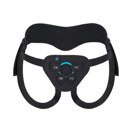b-Vibe Every Body Strap-On Harness Set with 6 inch Dildo Peg adjustable straps and ergonomic design