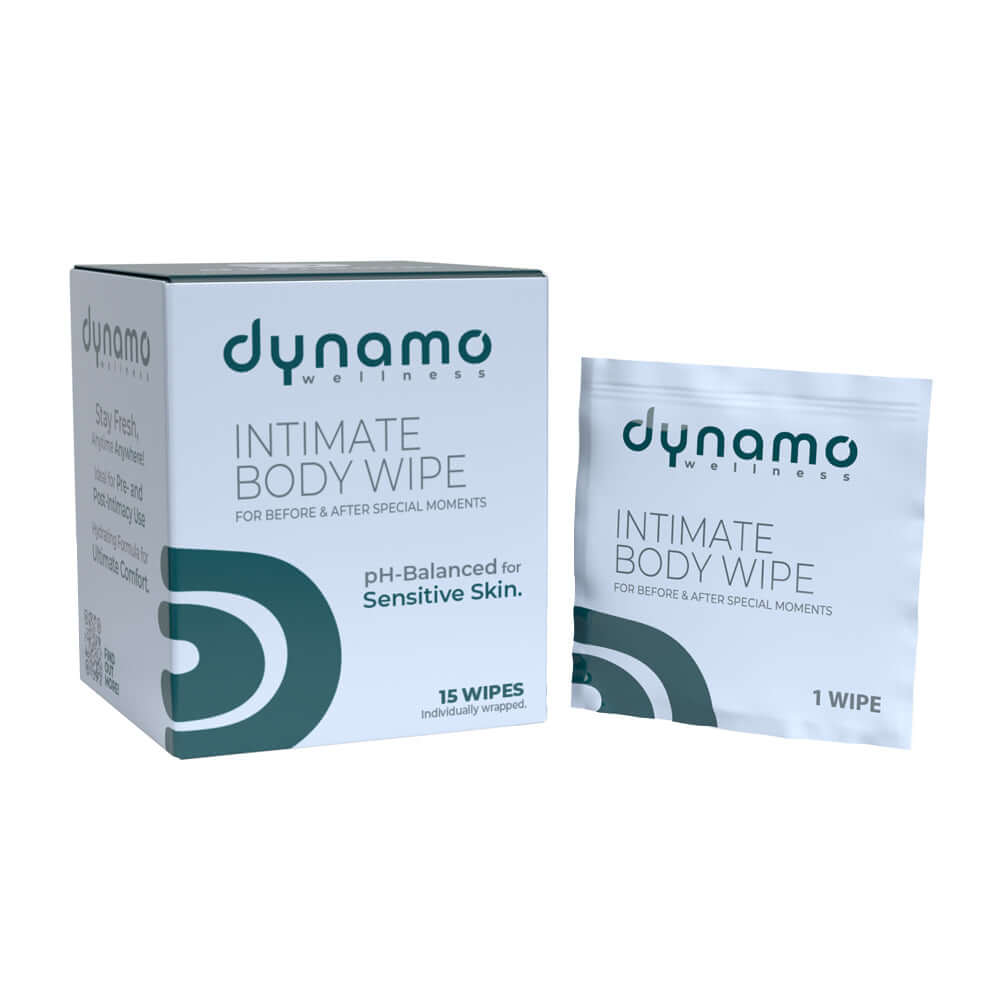 Dynamo Wellness Intimate Body Wipes 15-Pack