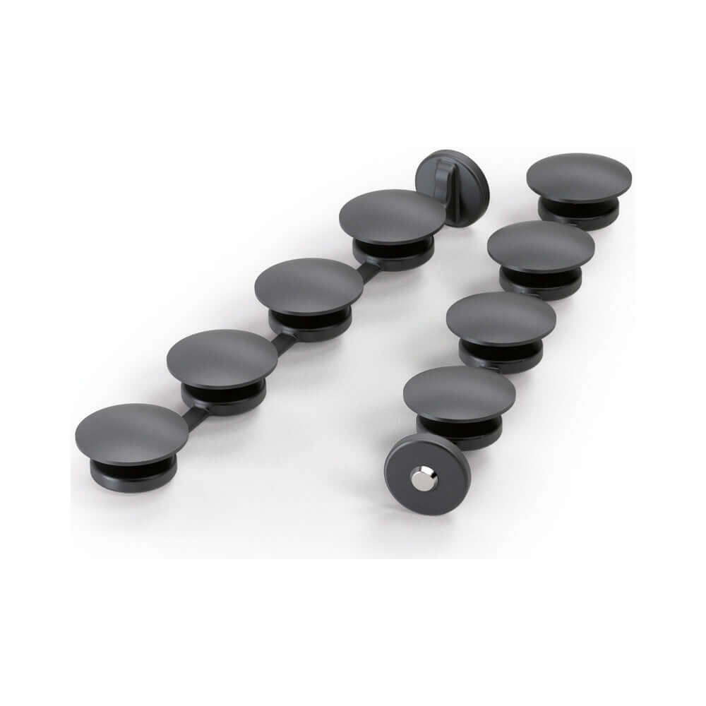 Mystim Opus E-Masturbator Vagina accessory kit with black suction cups for enhanced stimulation.