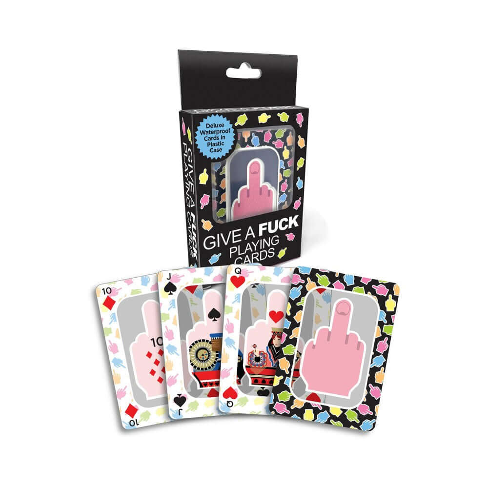 FU Middle Finger Waterproof Playing Cards