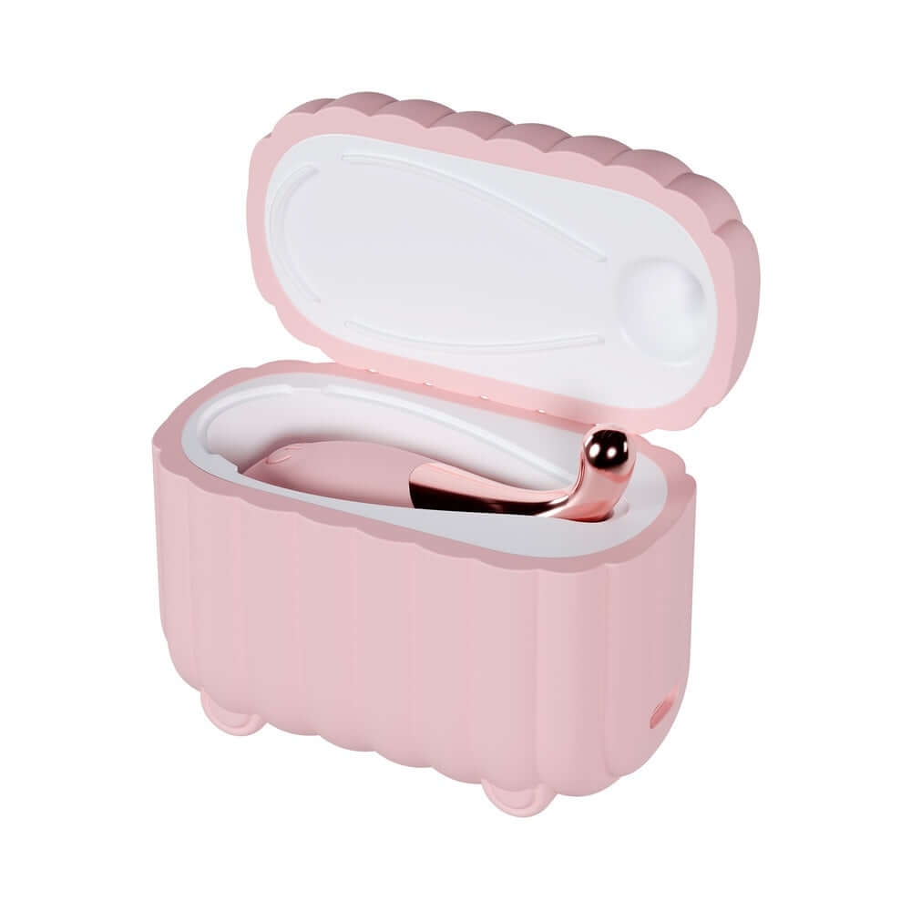 Play With Me Wanderlust Mini Vibes Pink in a chic pink storage case.