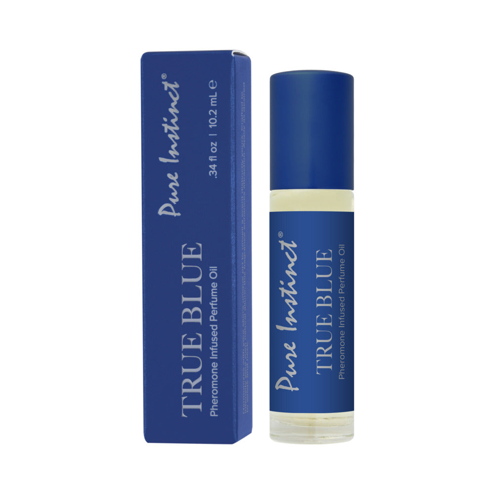 Pure Instinct Pheromone Pefume Oil Roll-On True Blue 10.2 Ml 0.34 Fl Oz