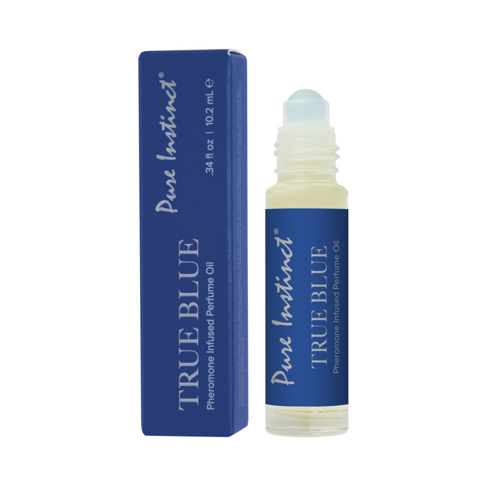 Pure Instinct Pheromone Pefume Oil Roll-On True Blue 10.2 Ml 0.34 Fl Oz