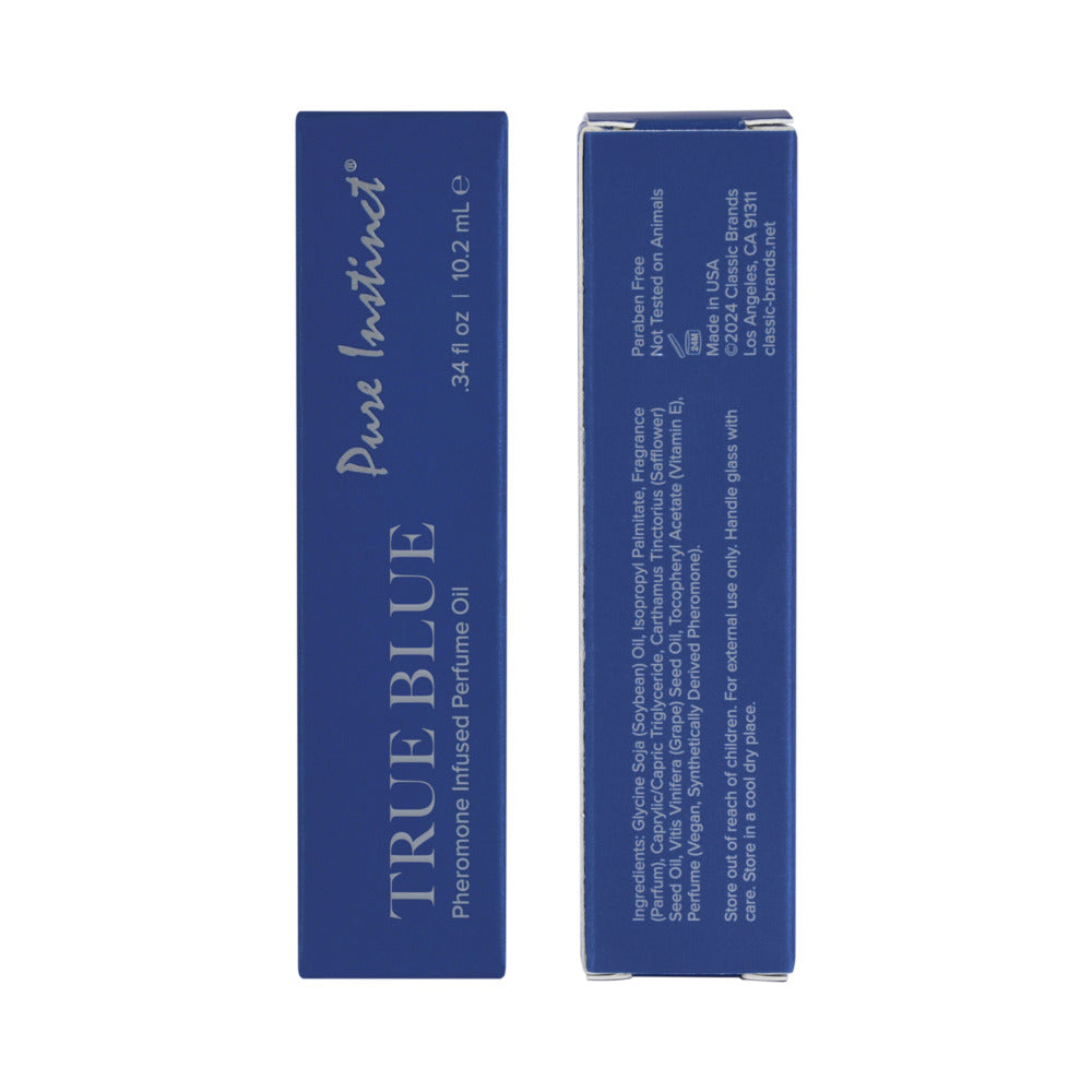 Pure Instinct Pheromone Pefume Oil Roll-On True Blue 10.2 Ml 0.34 Fl Oz