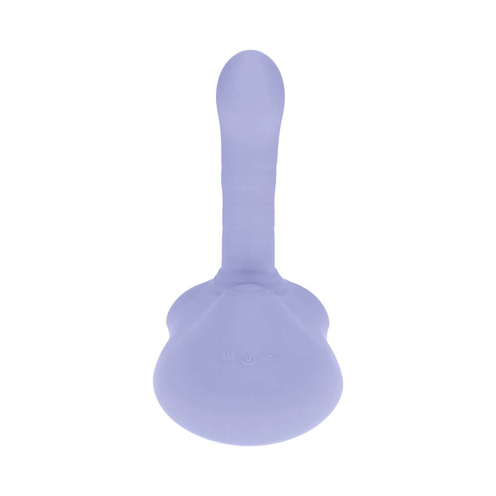 LoveLine Satisfaction Grinder Adjustable Thrusting Pulse Wave Purple - a premium pleasure device in lavender color.
