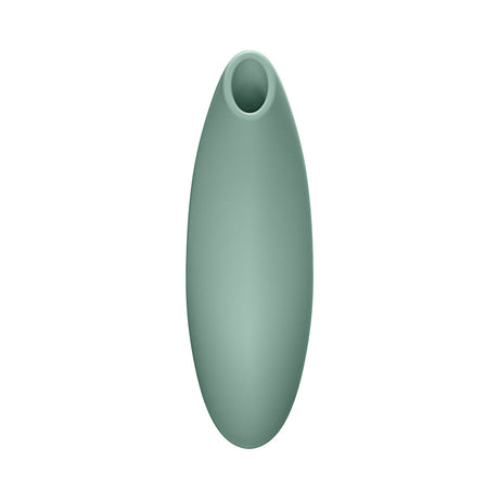 We-Vibe Melt 2 Pleasure Air Clitoral Stimulator Sage in sleek green design for intimate pleasure.