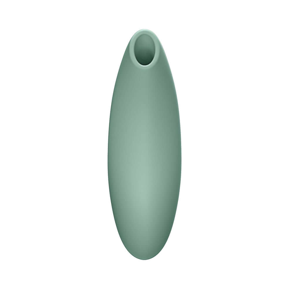 We-Vibe Melt 2 Pleasure Air Clitoral Stimulator Sage in sleek green design for intimate pleasure.