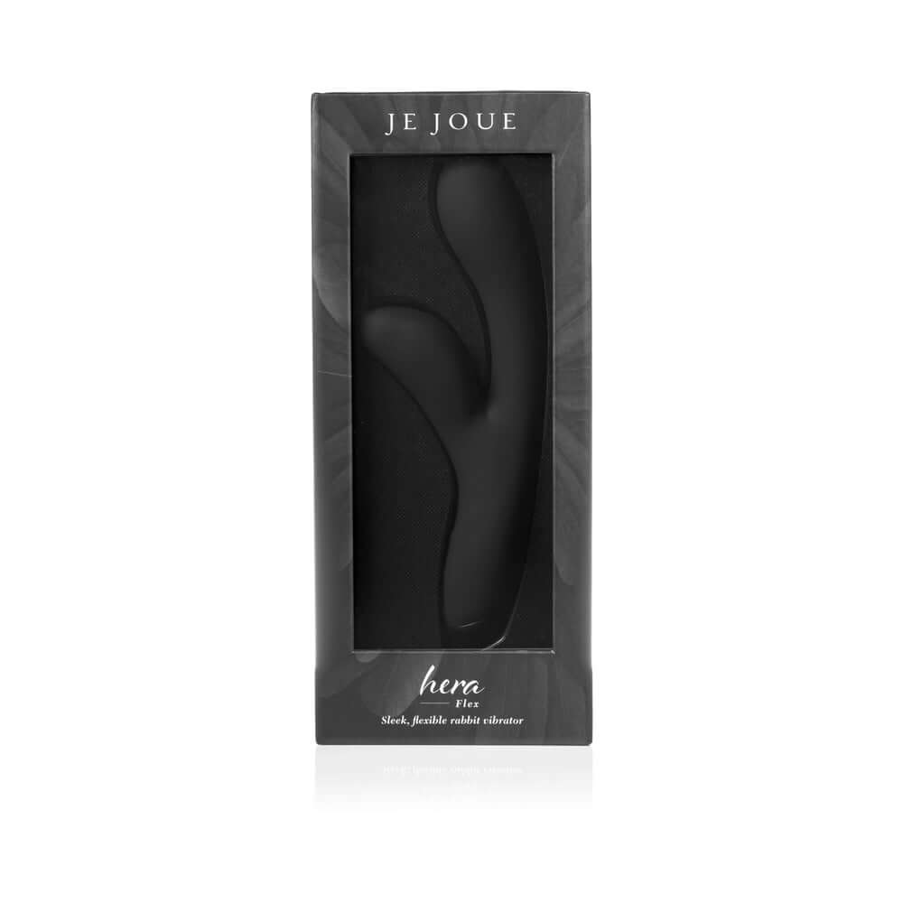 Je Joue Hera Flex Dual Rabbit Vibrator in sleek packaging, showcasing its stylish design and soft-touch silicone features.