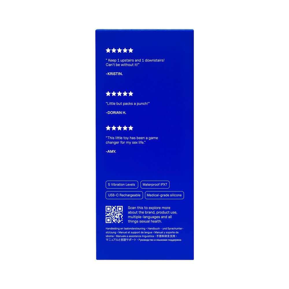 Dame Fin 2.0 Finger Vibrator Quartz