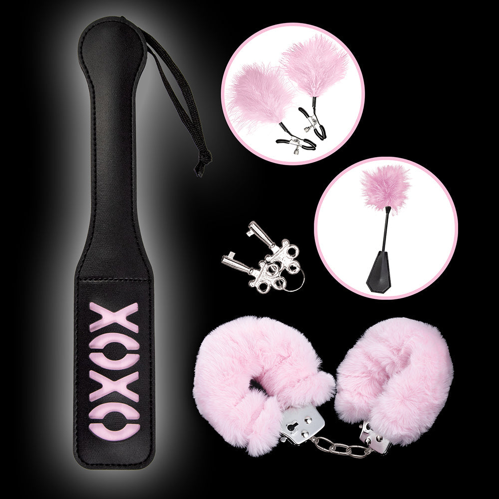 Bondage By Nasstoys Naughty In Pink Black/Pink