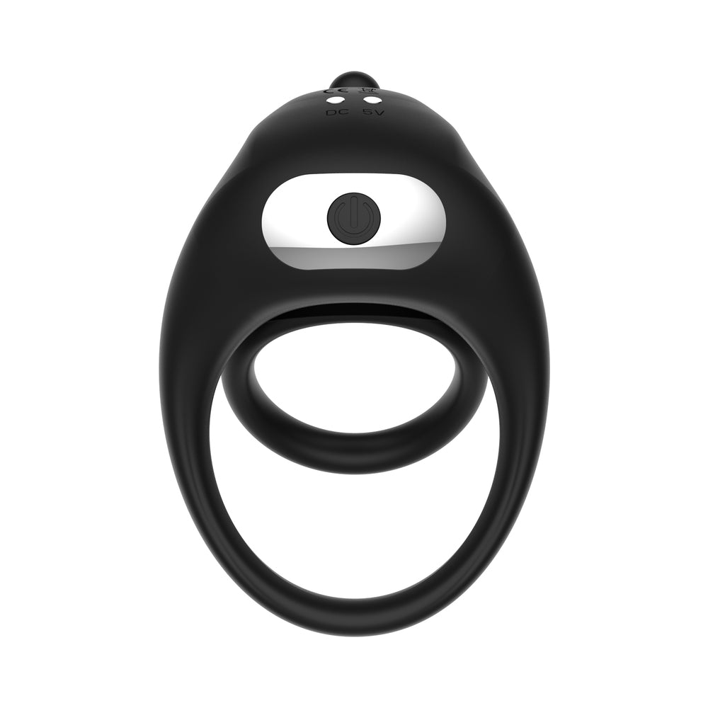 Cockpower Remote Control Pleasure Ring Black