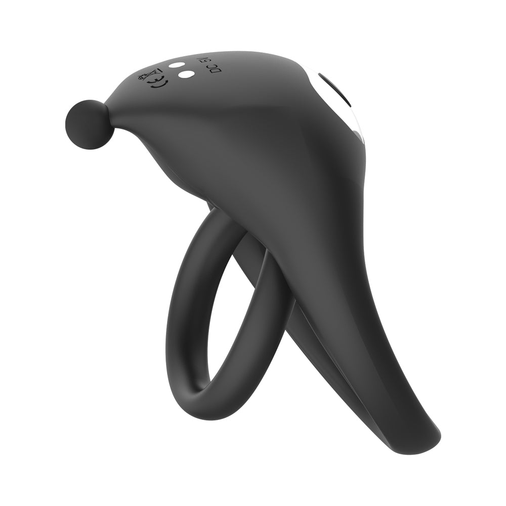 Cockpower Remote Control Pleasure Ring Black
