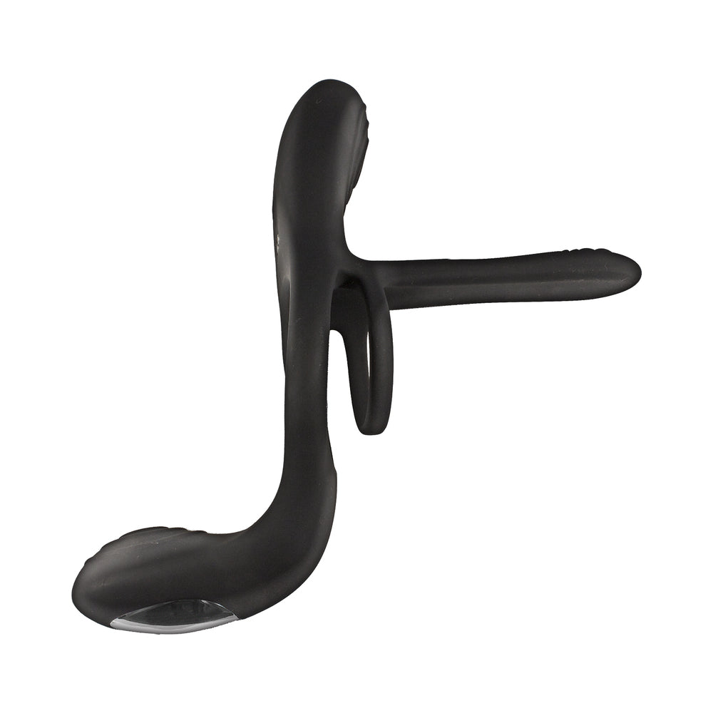 Enhancer Vibrating Lovers Ring Black