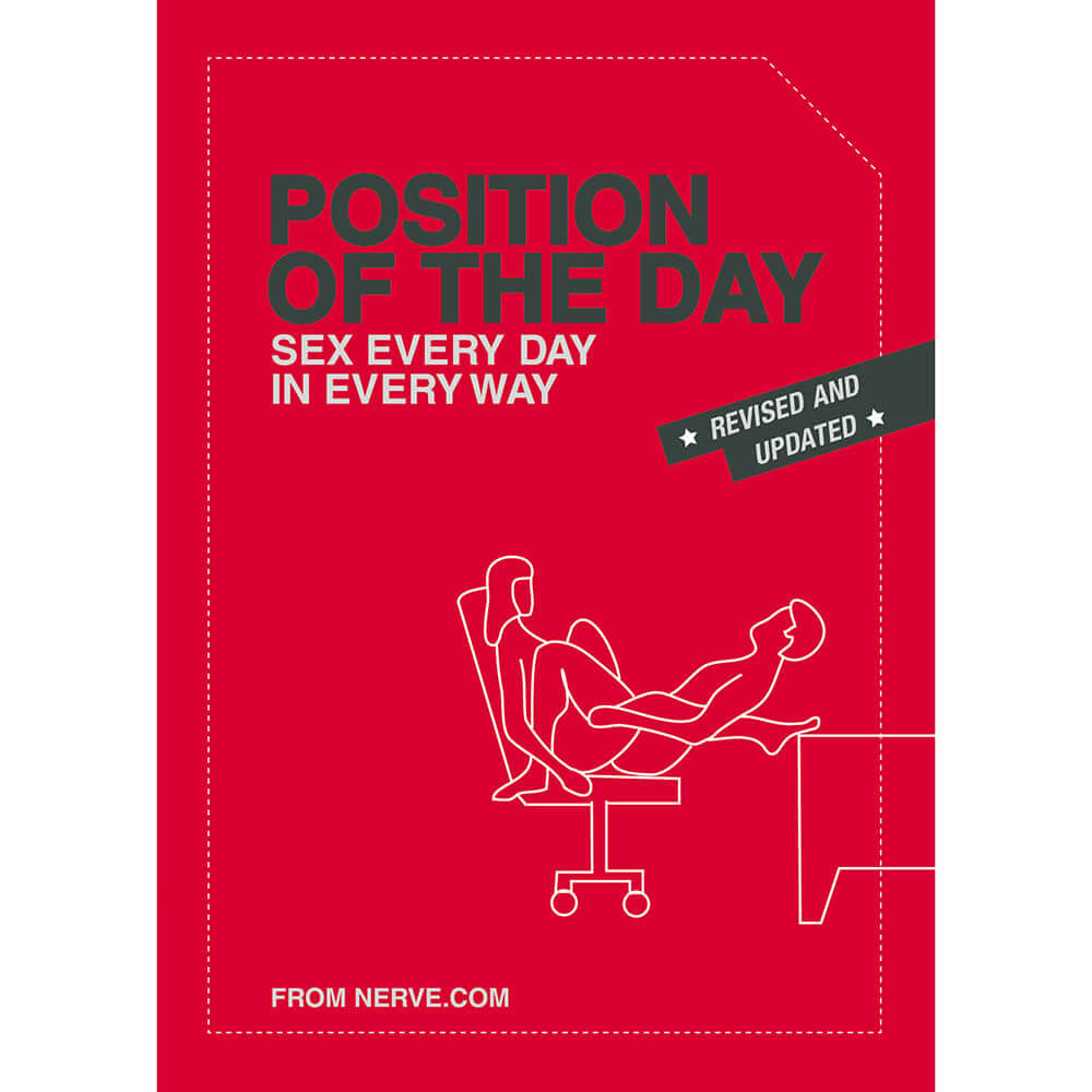 Position of the Day Revised and Updated Sex Every Day in Every Way book cover with playful design.