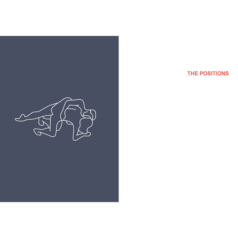Outline drawing of a couple demonstrating one of the positions in the Position of the Day Playbook Revised and Updated.