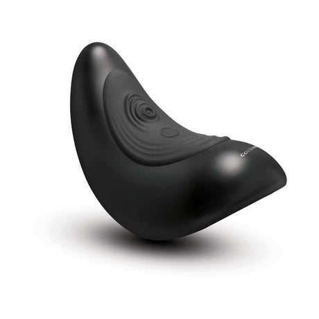 The Cowgirl Saddle Machine Black ergonomic design in sleek black finish, showcasing its unique shape and functionality.