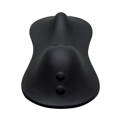 The Cowgirl Rodeo Rumbler Premium Sex Machine in sleek black design with controls for customizable pleasure.