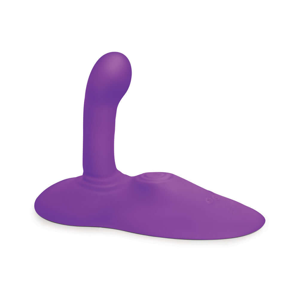 Cowgirl Rodeo Rider Thrusting Grinding Tapping Dildo Purple on a white background