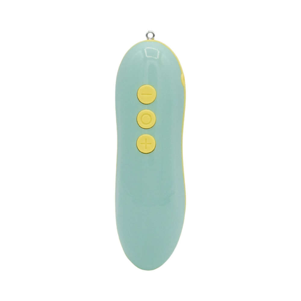 Pleasure Hunter Multifunction Vibrator remote control with buttons for customizable settings.