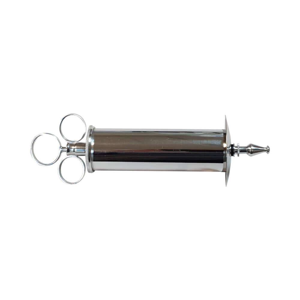 Rouge Stainless Steel Enema Syringe - durable, hygienic design for rectal and urethral cleansing applications.