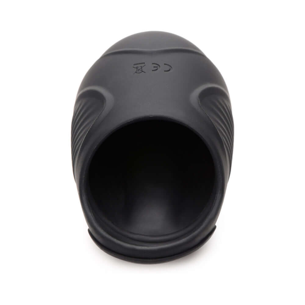 Trinity Men 7X Vibrating Silicone Ball Sack designed for deep testicular pleasure and stimulation.