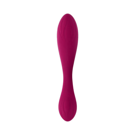 Evolved Cherry Pose Flexible Vibrator with Remote in vibrant pink, designed for customizable pleasure and full-body stimulation.