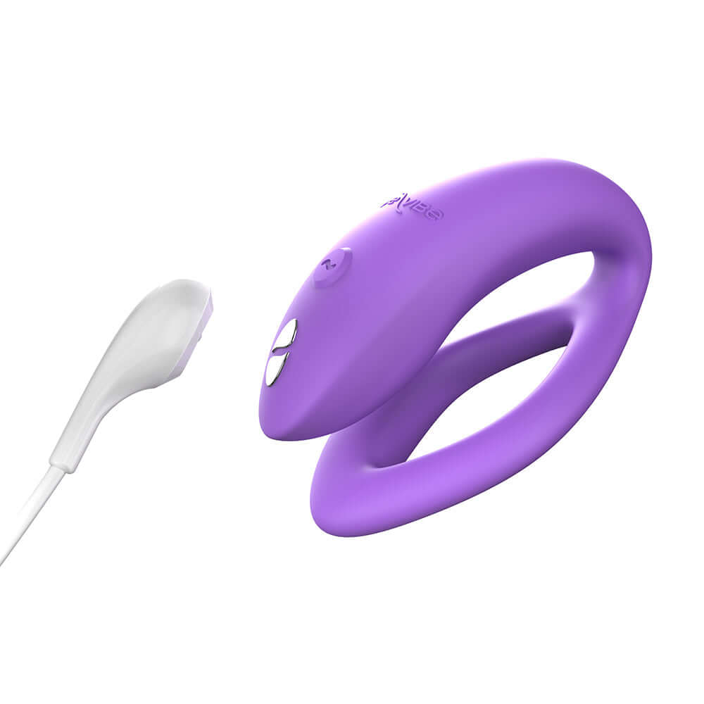 We-Vibe Sync O Vibrator Light Purple with remote control for enhanced couples' pleasure.