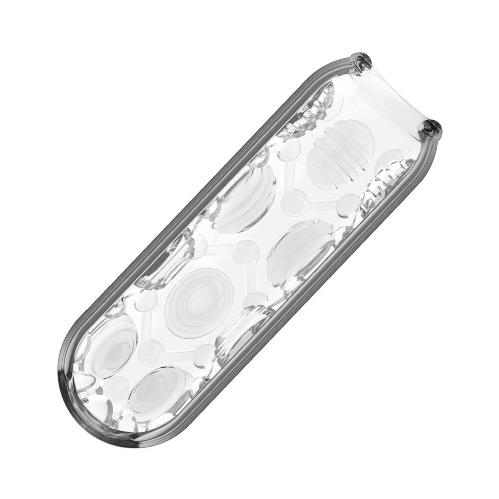 Adam and Eve Adams Crystal Trio Textured Stroker Set featuring clear textured design for enhanced sensations.