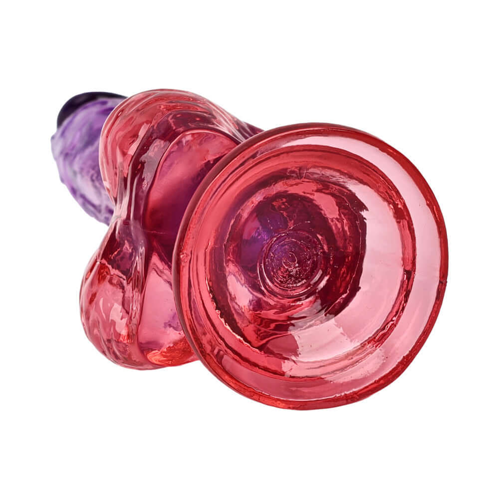 Adam and Eve Sunset Dreams Realistic Dildo 8.5 inches with vibrant ombre design from purple to hot pink.